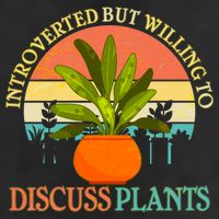 Retro Introverted But Willing To Discuss Plants Cool Comfort Performance Bucket Hat