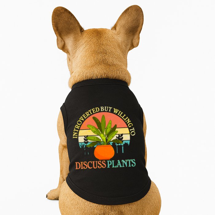Retro Introverted But Willing To Discuss Plants Doggie Tank