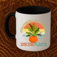 Retro Introverted But Willing To Discuss Plants Mug