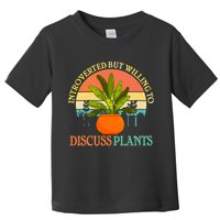 Retro Introverted But Willing To Discuss Plants Toddler T-Shirt