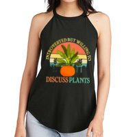 Retro Introverted But Willing To Discuss Plants Women's Perfect Tri Rocker Tank