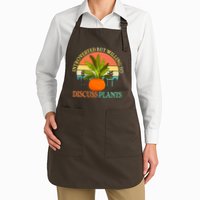 Retro Introverted But Willing To Discuss Plants Apron