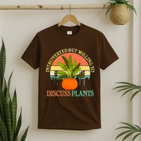 Retro Introverted But Willing To Discuss Plants T-Shirt