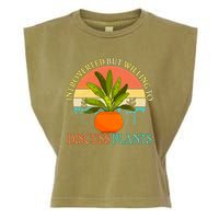 Retro Introverted But Willing To Discuss Plants Garment-Dyed Women's Muscle Tee