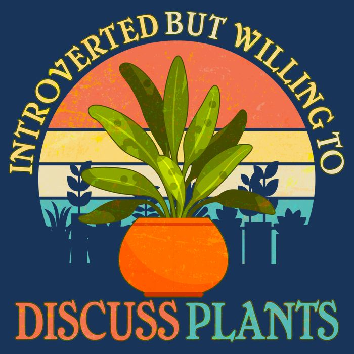 Retro Introverted But Willing To Discuss Plants Infant Baby Jersey Bodysuit