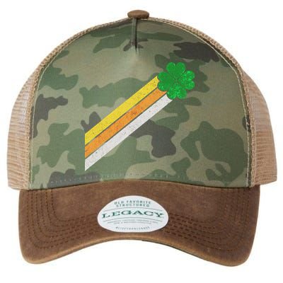 Retro Irish Clover Comet Legacy Tie Dye Trucker Hat
