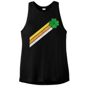 Retro Irish Clover Comet Ladies PosiCharge Tri-Blend Wicking Tank