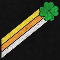 Retro Irish Clover Comet Ladies PosiCharge Tri-Blend Wicking Tank