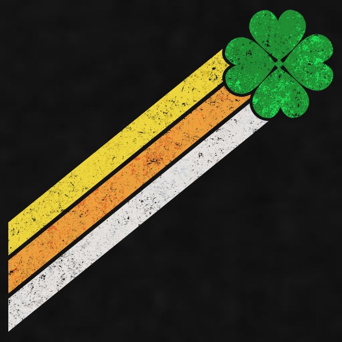 Retro Irish Clover Comet Ladies PosiCharge Tri-Blend Wicking Tank