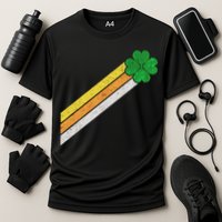 Retro Irish Clover Comet Performance Shirt