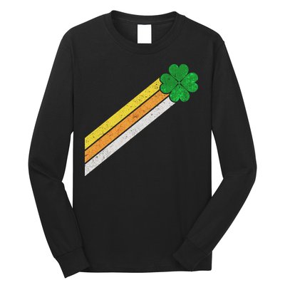 Retro Irish Clover Comet Long Sleeve Shirt