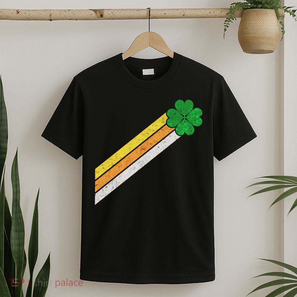 Retro Irish Clover Comet T-Shirt