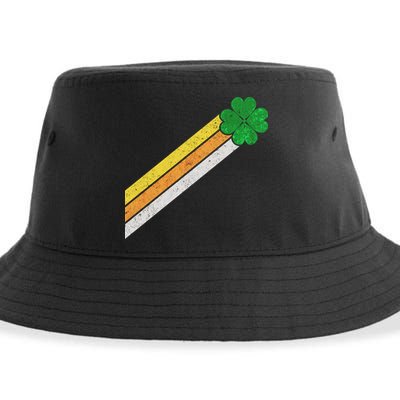 Retro Irish Clover Comet Sustainable Bucket Hat