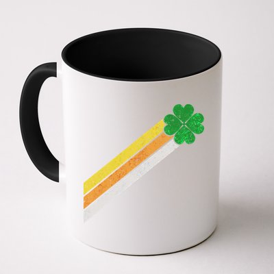 Retro Irish Clover Comet Mug