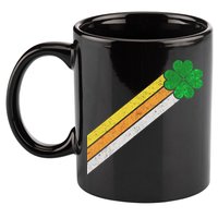 Retro Irish Clover Comet 11oz C Handle Ceramic Mug