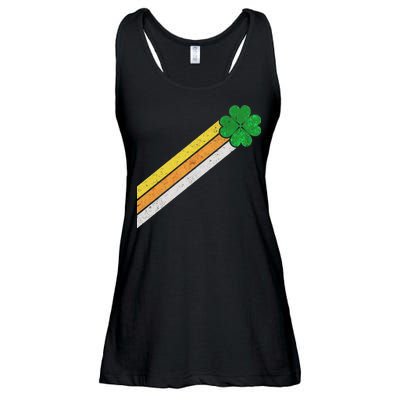 Retro Irish Clover Comet Ladies Essential Flowy Tank