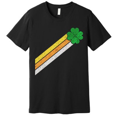 Retro Irish Clover Comet Premium T-Shirt