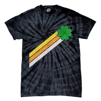 Retro Irish Clover Comet Tie-Dye T-Shirt