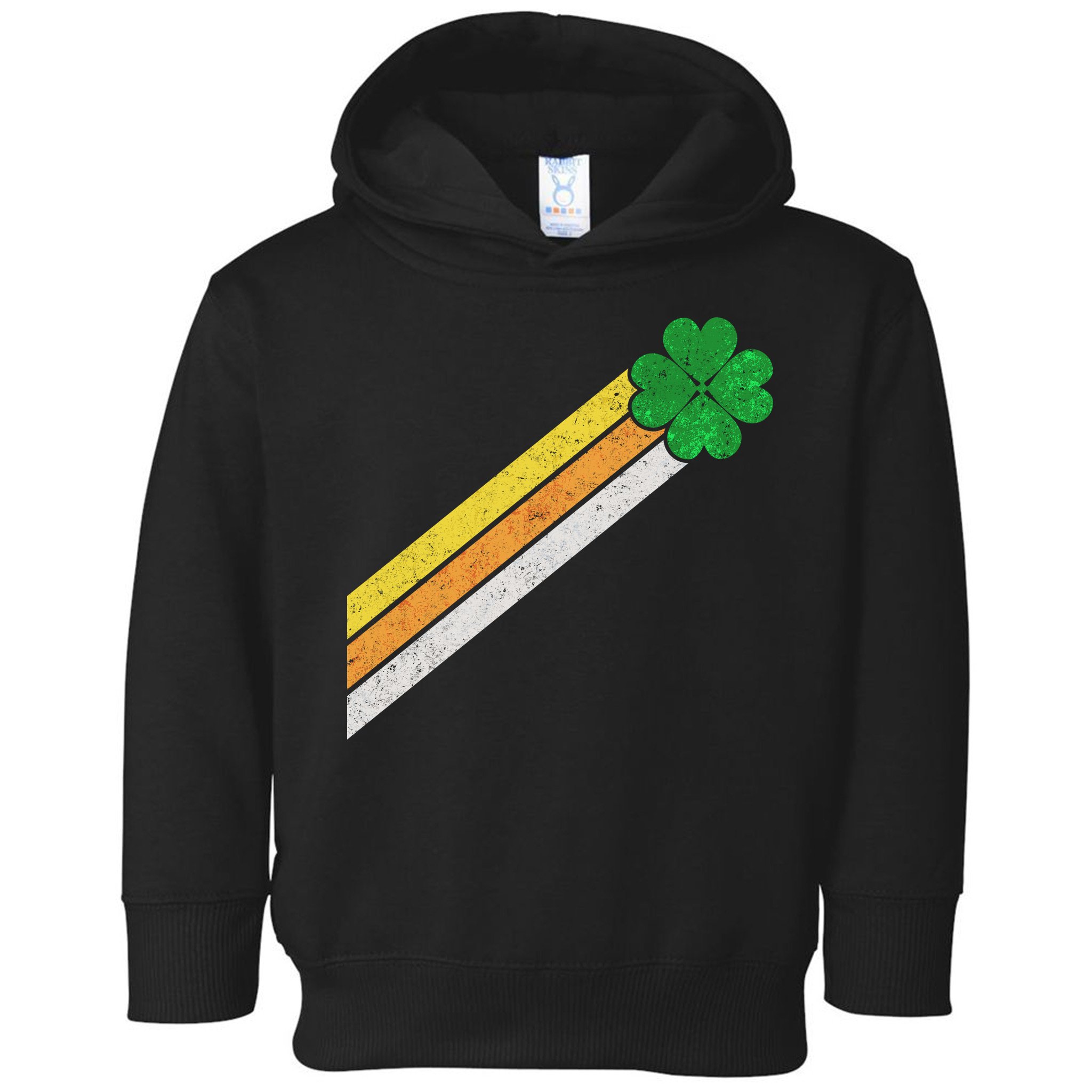 Retro Irish Clover Comet Toddler Hoodie
