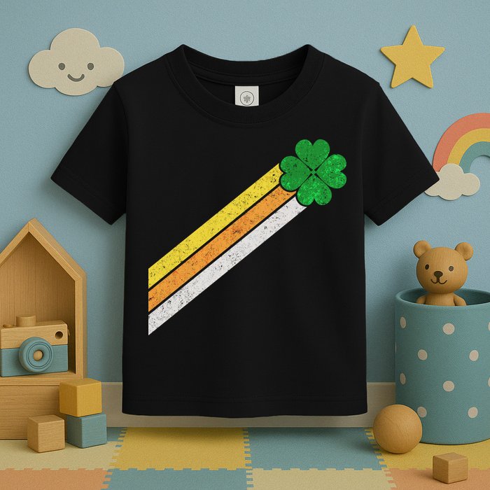 Retro Irish Clover Comet Toddler T-Shirt