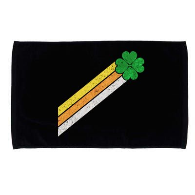 Retro Irish Clover Comet Microfiber Hand Towel