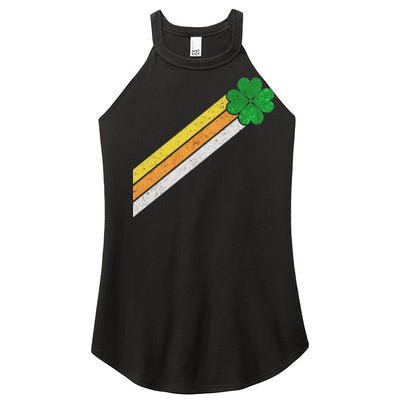 Retro Irish Clover Comet Women’s Perfect Tri Rocker Tank