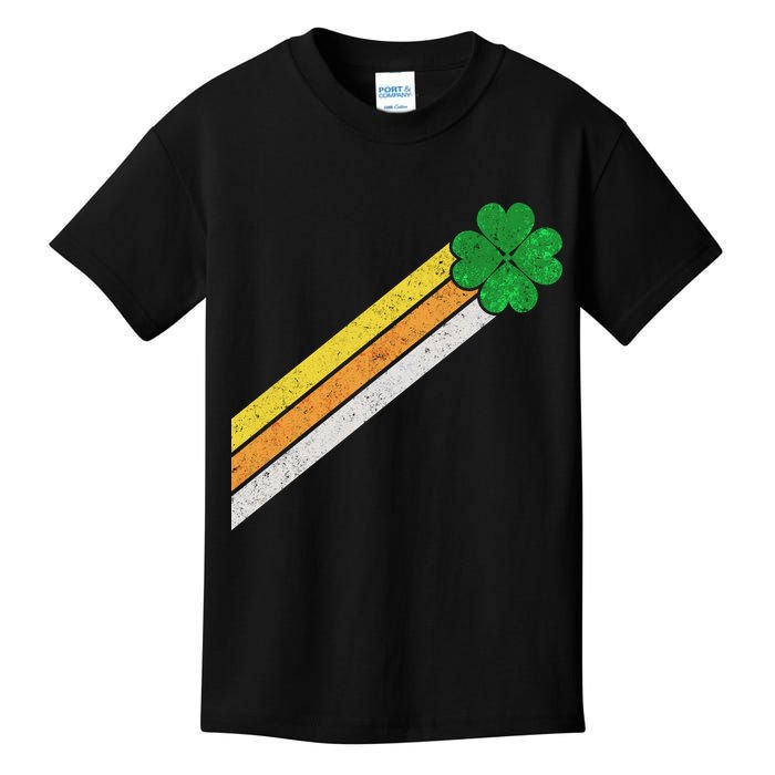Retro Irish Clover Comet Kids T-Shirt