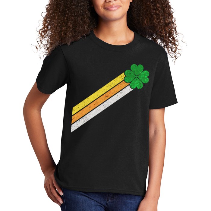 Retro Irish Clover Comet Kids T-Shirt