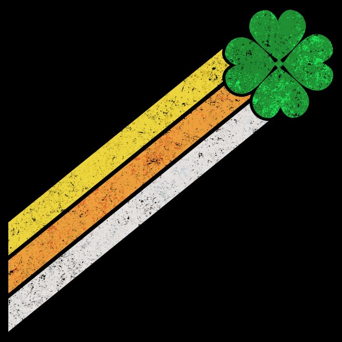 Retro Irish Clover Comet Kids T-Shirt