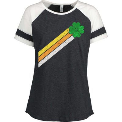 Retro Irish Clover Comet Enza Ladies Jersey Colorblock Tee