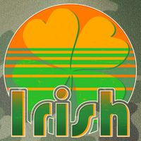 Retro Irish Shamrock Emblem Legacy Tie Dye Trucker Hat
