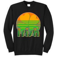 Retro Irish Shamrock Emblem Sweatshirt