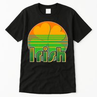 Retro Irish Shamrock Emblem Tall T-Shirt