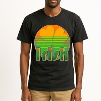 Retro Irish Shamrock Emblem Tall T-Shirt