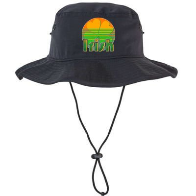 Retro Irish Shamrock Emblem Bucket Hat