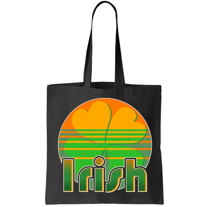 Retro Irish Shamrock Emblem Bag