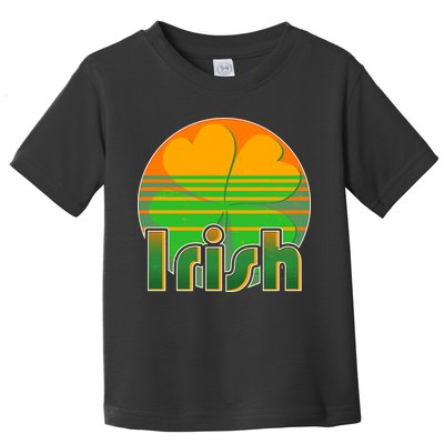 Retro Irish Shamrock Emblem Toddler T-Shirt