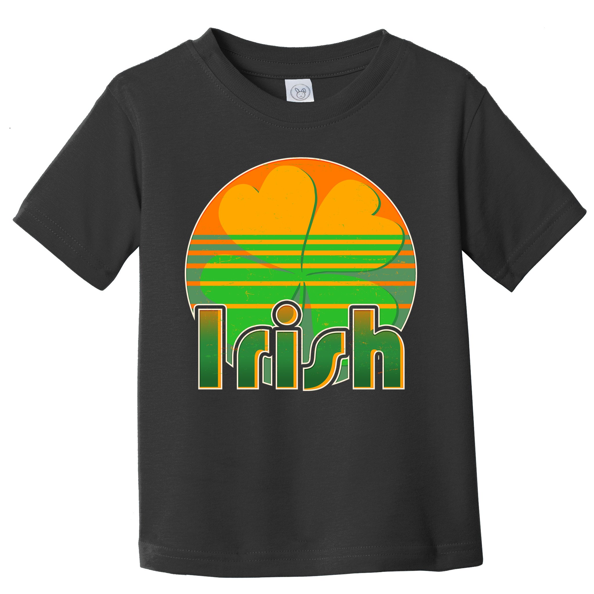Retro Irish Shamrock Emblem Toddler T-Shirt