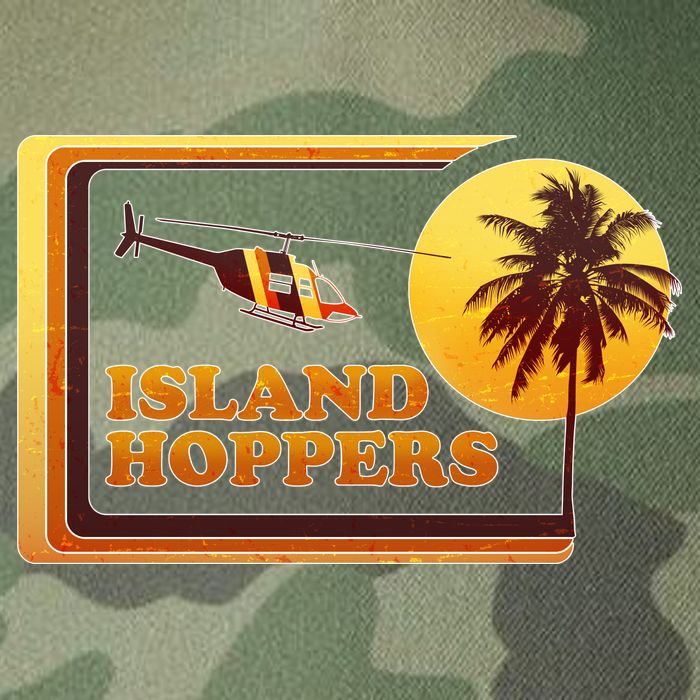 Retro Island Hoppers  Legacy Tie Dye Trucker Hat