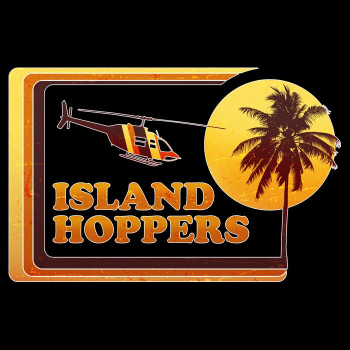 Retro Island Hoppers  Bucket Hat