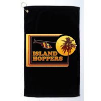 Retro Island Hoppers  Golf Towel