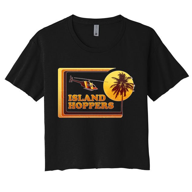 Retro Island Hoppers  Crop Top