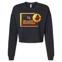 Retro Island Hoppers  Cropped Pullover Crew