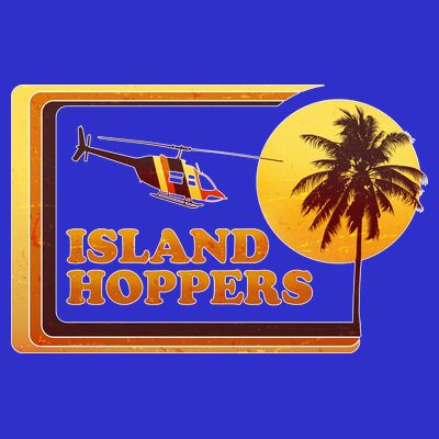 Retro Island Hoppers  T-Shirt