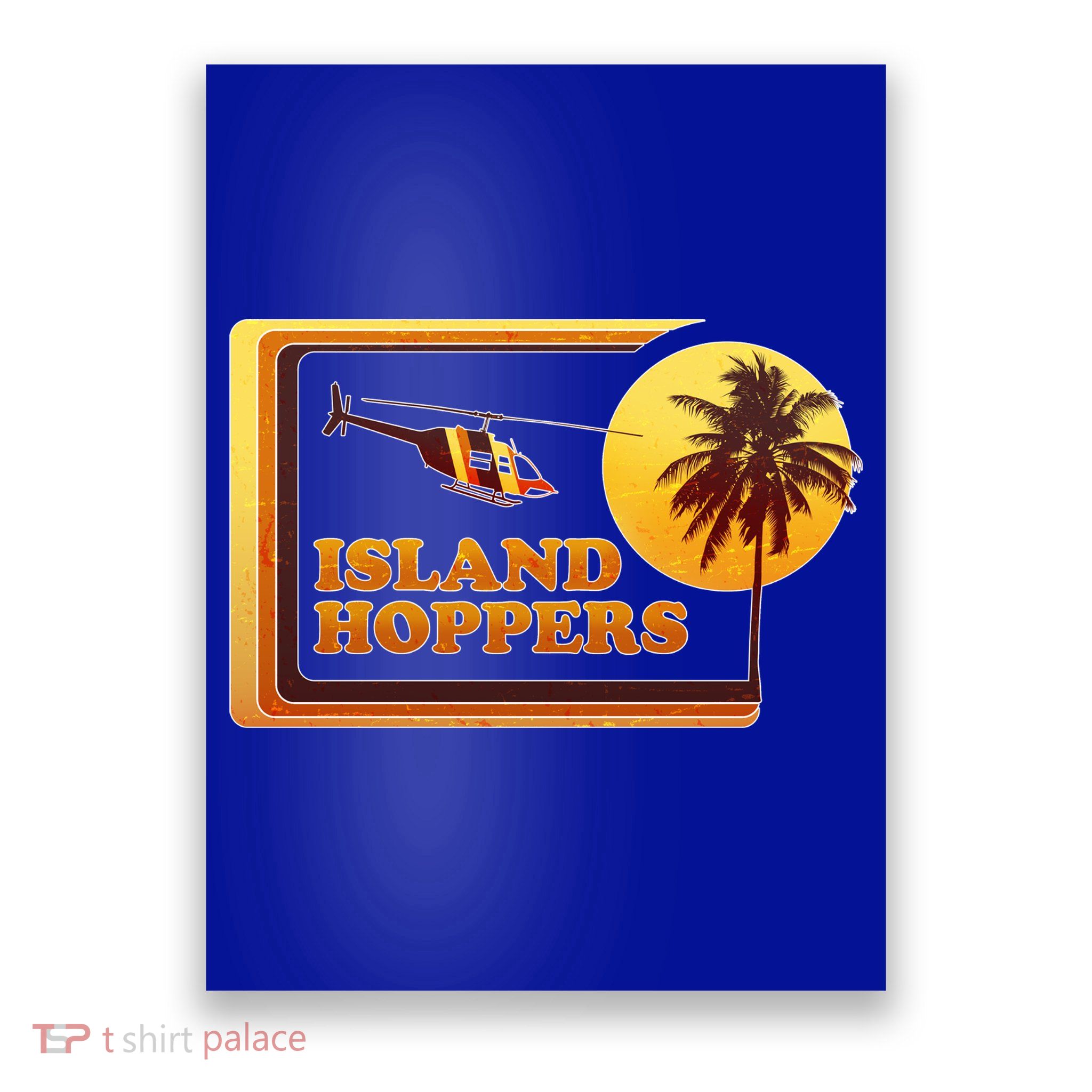 Retro Island Hoppers  Poster