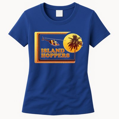 Retro Island Hoppers  Womens T-Shirt