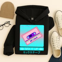 Retro Japanese Vaporwave Mix Tape Hoodie