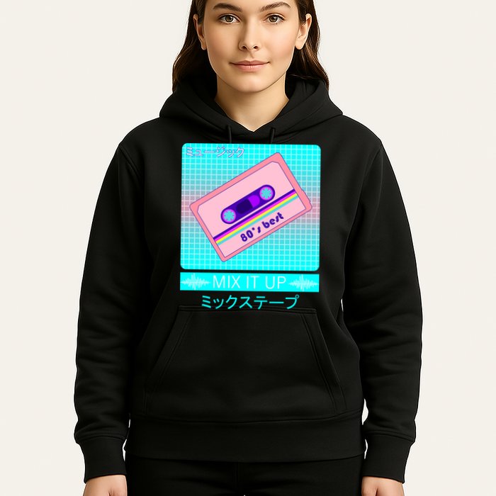Retro Japanese Vaporwave Mix Tape Hoodie