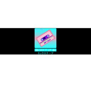 Retro Japanese Vaporwave Mix Tape Bumper Sticker