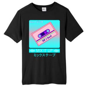 Retro Japanese Vaporwave Mix Tape Tall Fusion ChromaSoft Performance T-Shirt